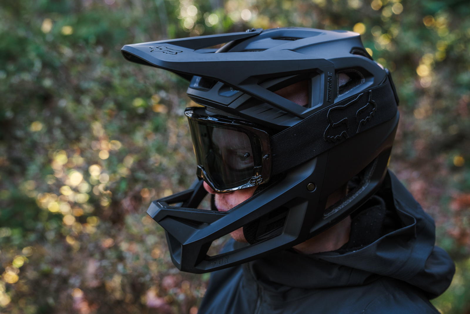 Fox helmet hot sale and goggles